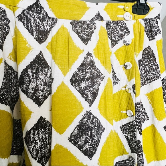 NWT Anthropologie Edme & Esyllte "Shifting Buttons" Skirt SZ 12 Boho Hipster - Picture 4 of 9